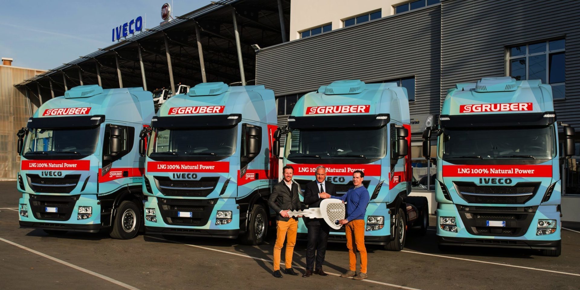 GRUBER Logistics und Iveco Südtirol dank Flüssigerdgas für eine nachhaltige Logistik