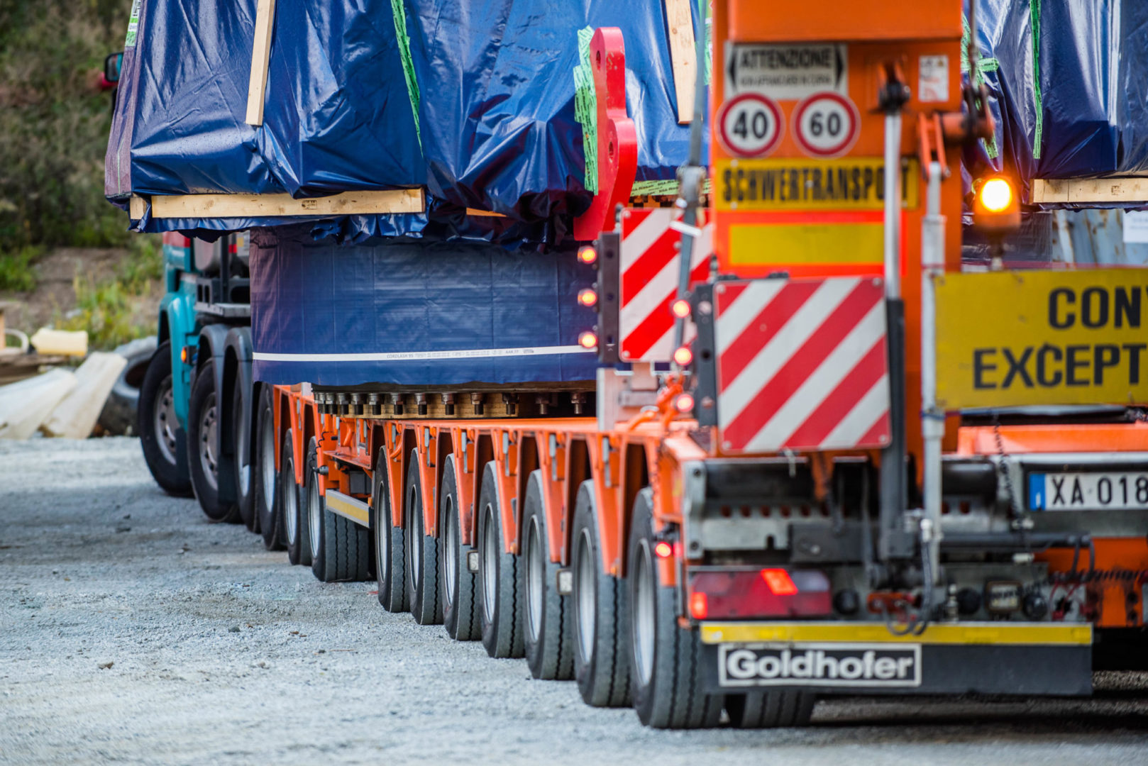 GRUBER Logistics segue i trasporti eccezionali per la Galleria di Base del Brennero